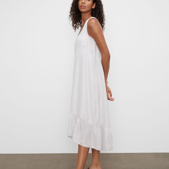 Silk Parachute Maxi Dress - New With Tags - NEVER WORN - Pale Lilac/ Purple